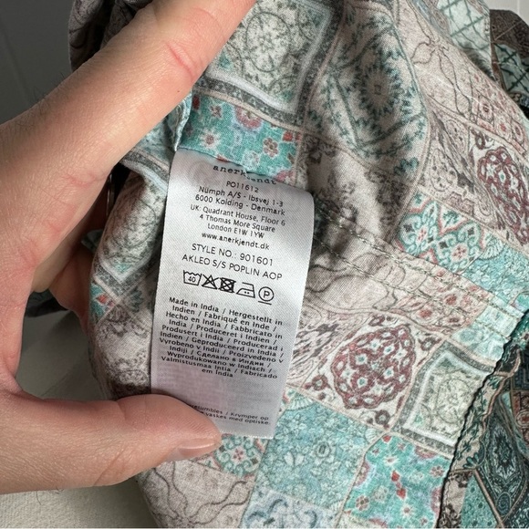 Anerkjendt AKLEO S/S Poplin AOP Shirt - Patchwork - Picture 10 of 12